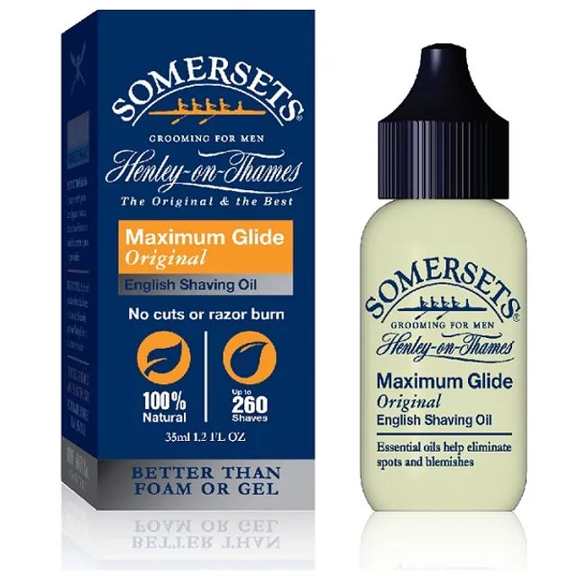Somersets Maximum Glide Original Shaving Oil 35ml (pack of 6)