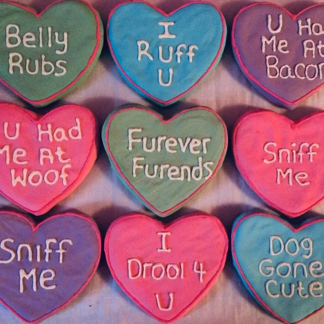 Valentine Sweet Hearts Gluten Free Dog Treats