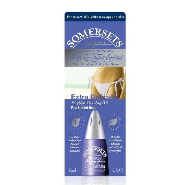 Somersets Extra Delicate Shaving Oil for Women (Bikini Line) 15ml (pack of 6)
