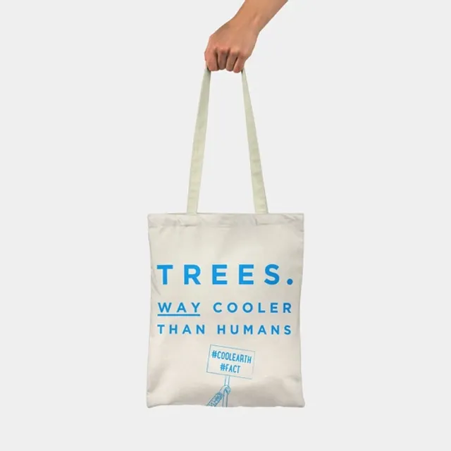Cool Trees Salvaged Fibre Tote