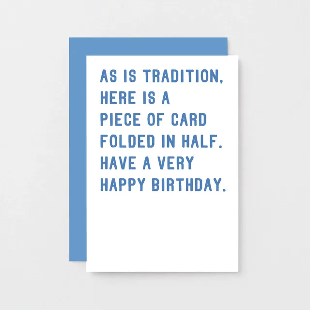 Tradition Birthday Card | SE2005A6