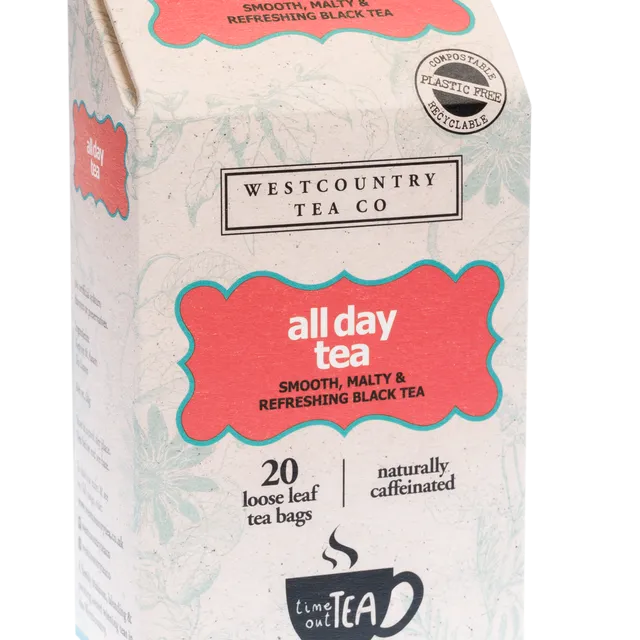 Time Out Tea All Day Tea 20 T'Bags - case of 6