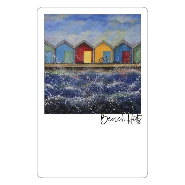 Beach Huts in the Sunshine Magnet