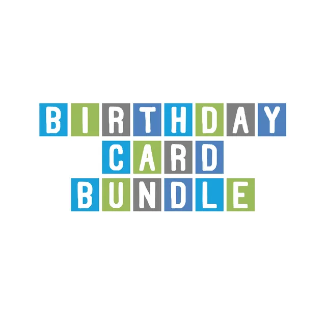 Birthday Card Bundle - 10 designs x 5 pcs each | BCB0001A6