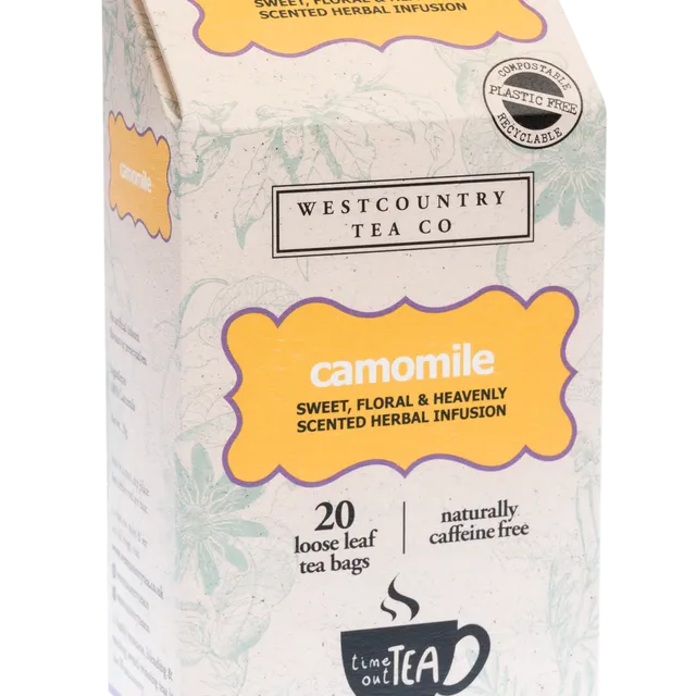 Time Out Tea Camomile 20 T'Bags - case of 6