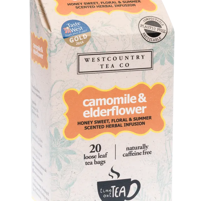 Time Out Tea Camomile & Elderflower 20 T'Bags - case of 6