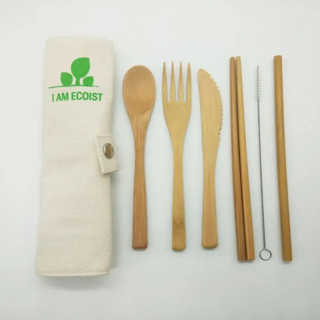 Bundle of 6 Bamboo Cutlery