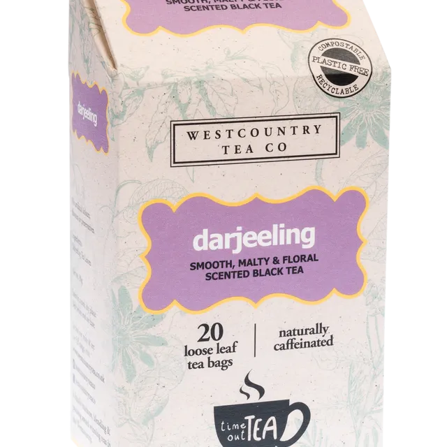 Time Out Tea Darjeeling 20 T'Bags - case of 6