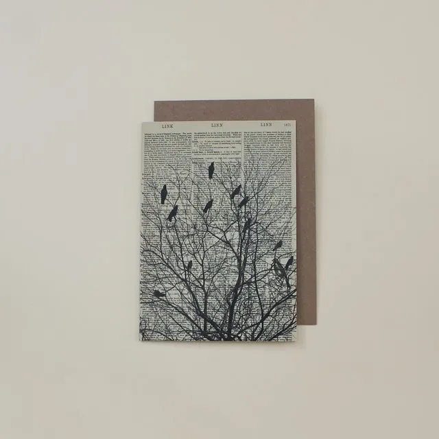 Birds on a tree - Dictionary Art Card - WAC19508