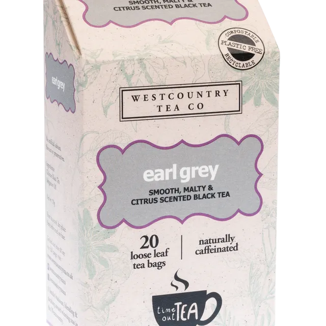 Time Out Tea Earl Grey 20 T'Bags - case of 6