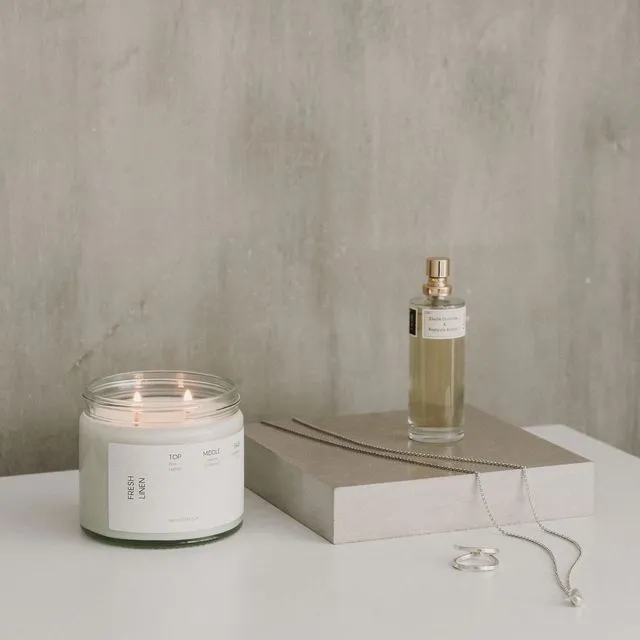 Clean Linen Natural Soy Candle