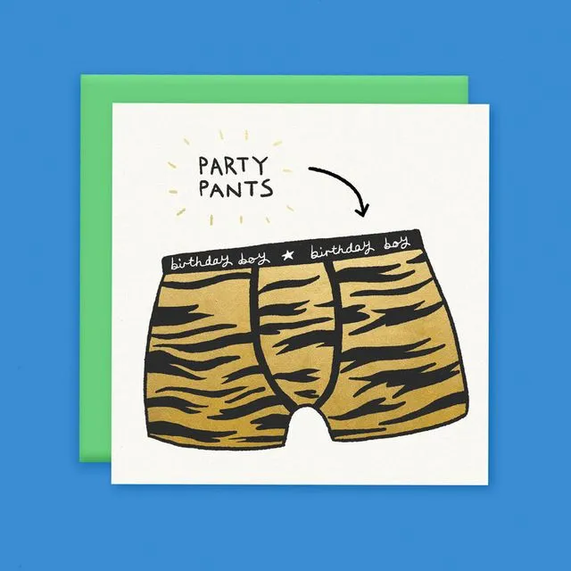 Alice Loveday x6 Cards Party Boxers Card
