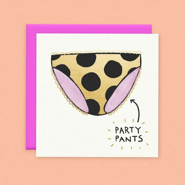 Alice Loveday x6 Cards Party Pants Card