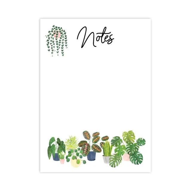House Plants A6 Notepad