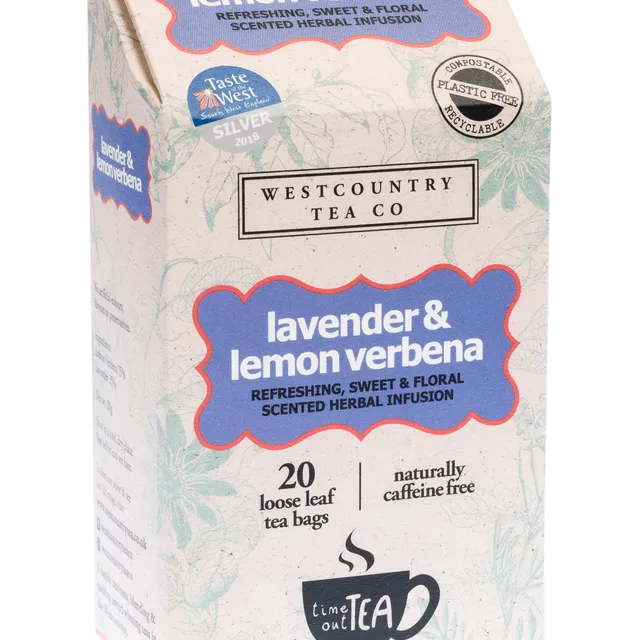 Time Out Tea Lavender & Lemon Verbena 20 T'Bags - case of 6