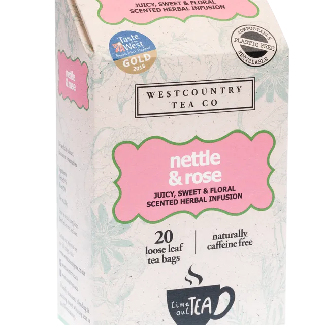 Time Out Tea Nettle & Rose 20 T'Bags - case of 6