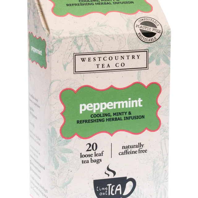 Time Out Tea Peppermint 20 T'Bags - case of 6