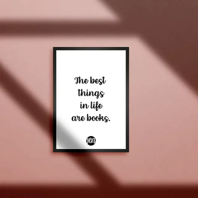 How Novel Wall Art The best things in life are books