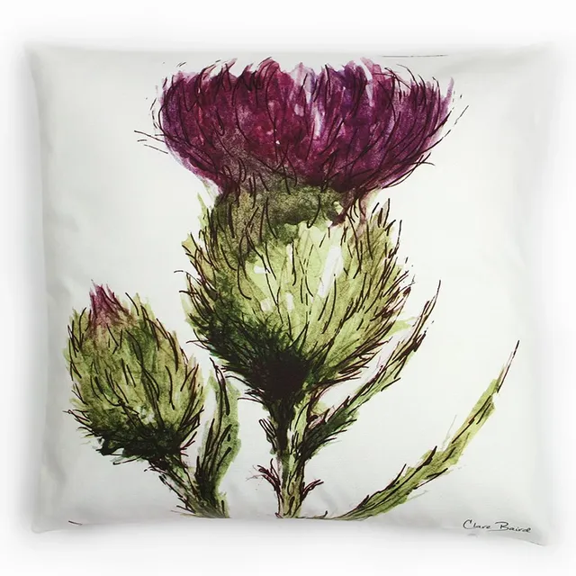 Scottish Thistle Flower of Scotland Cushion