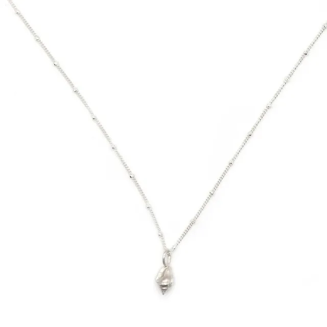 Silver Tiny Shell Necklace