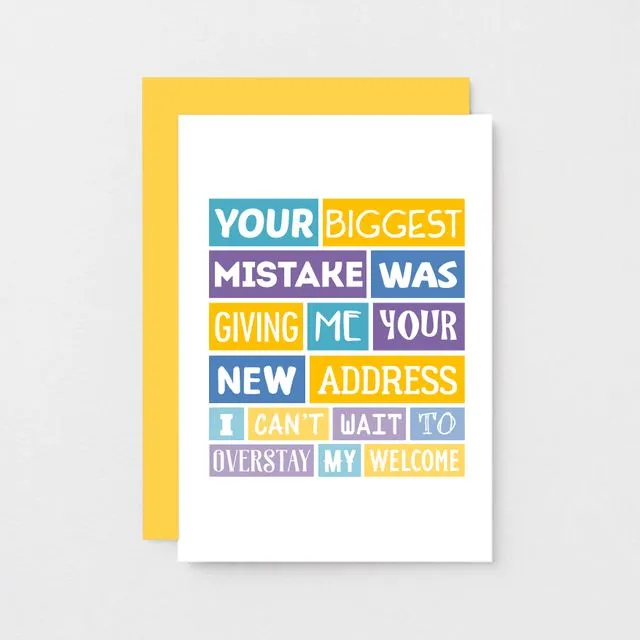 Biggest Mistake New Home Card | SE0040A6