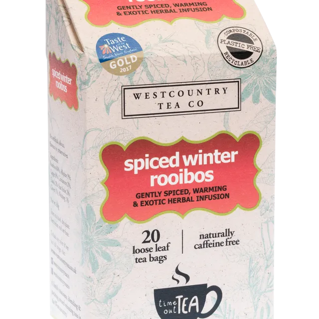 Time Out Tea Spiced Winter Rooibos 20 T'Bags - case of 6