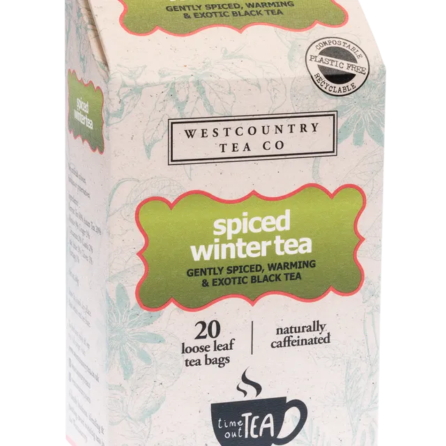 Time Out Tea Spiced Winter Tea 20 T'Bags - case of 6
