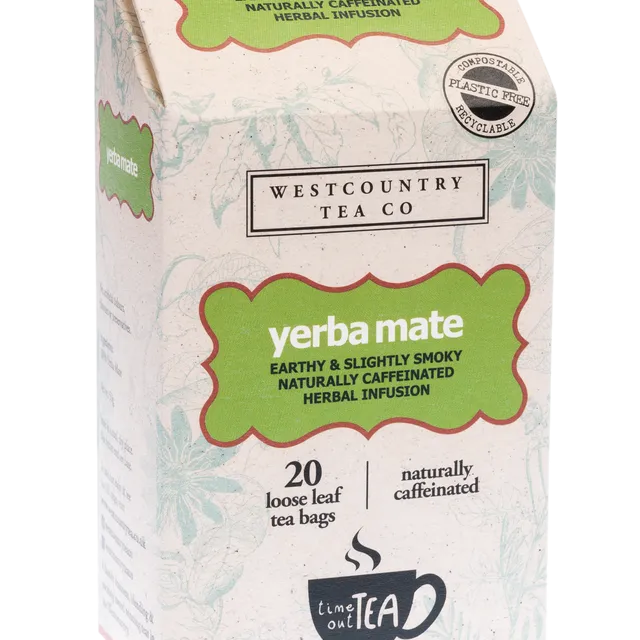 Time Out Tea Yerba Mate 20 T'Bags - case of 6