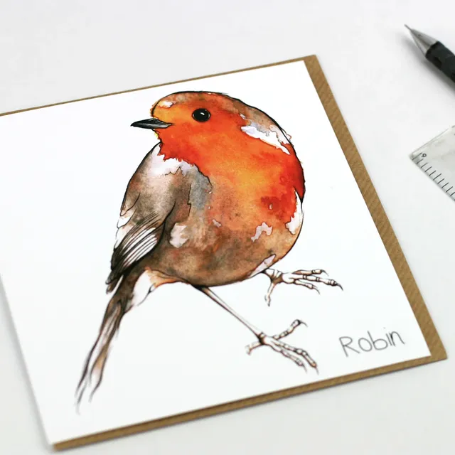 Robin Card (pack of 6 cards)