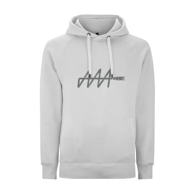 LIMITED EDITION: Cracked Ink Signature Logo Hoodie - White
