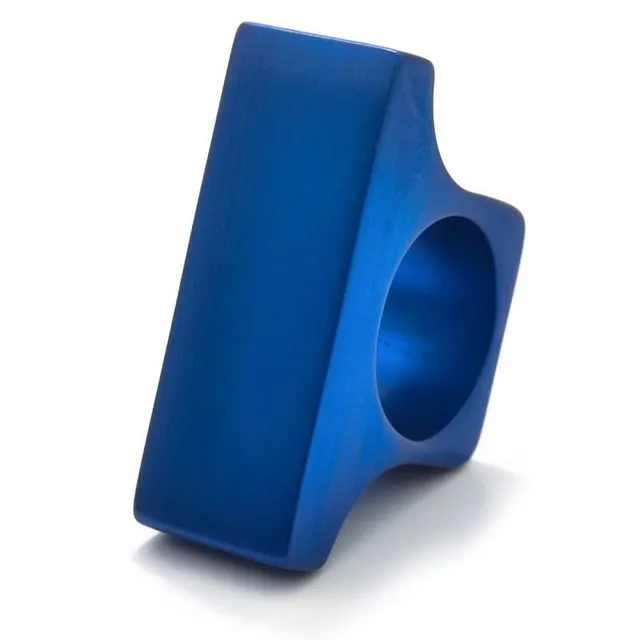 “Tectonics” Robust Aluminium Ring – Epsilon, Deep Blue