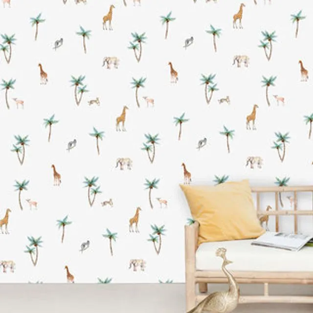 Creative Lab Amsterdam Savannah Palm Tree wallpaper
