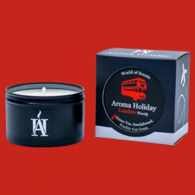 Luxury London Travel Candle by Aroma Holiday