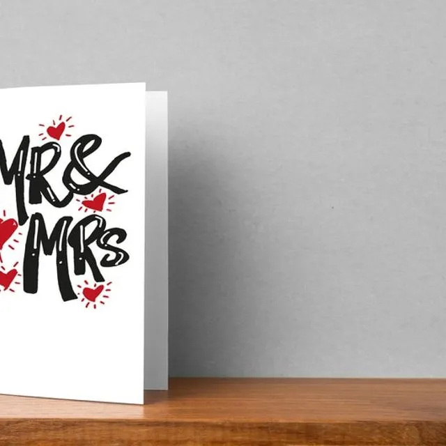 The Happy Couple - Mr & Mrs Greeting Card