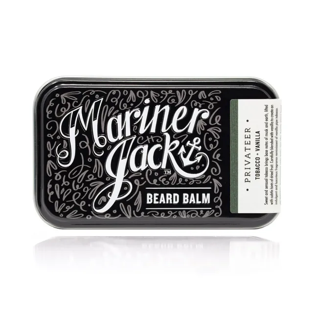 Privateer Beard Balm - tobacco & vanilla - pack of 6