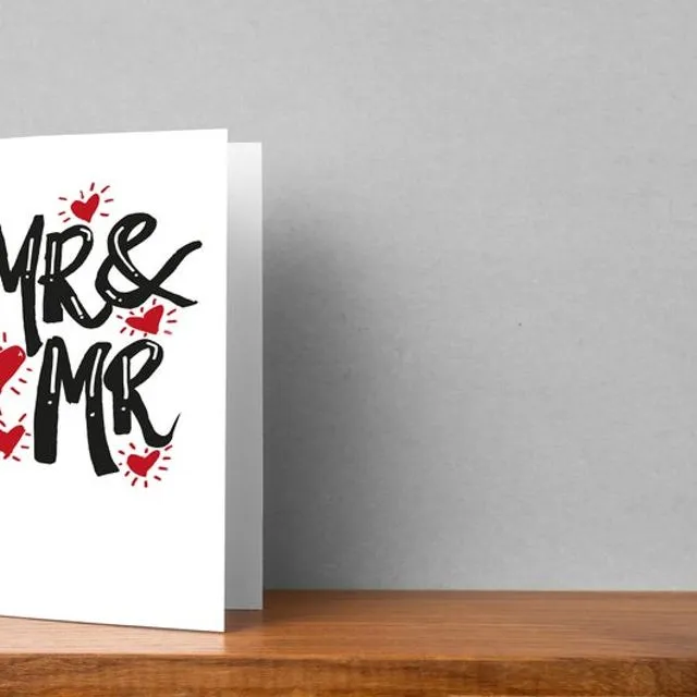 The Happy Couple - Mr & Mr Greeting Card