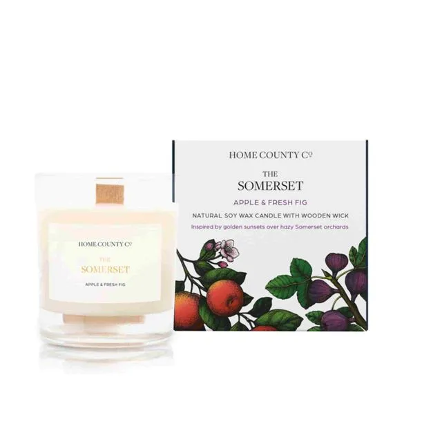 The Somerset - Apple and Fresh Fig Soy Candle