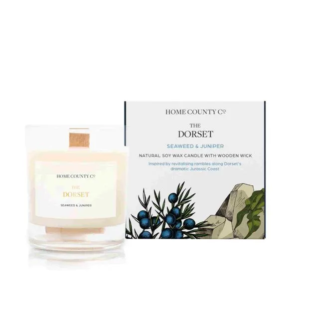 The Dorset - Seaweed and Juniper Soy Candle