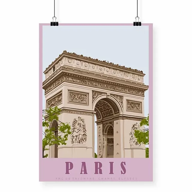 Arc de Triomphe, Paris Art Print