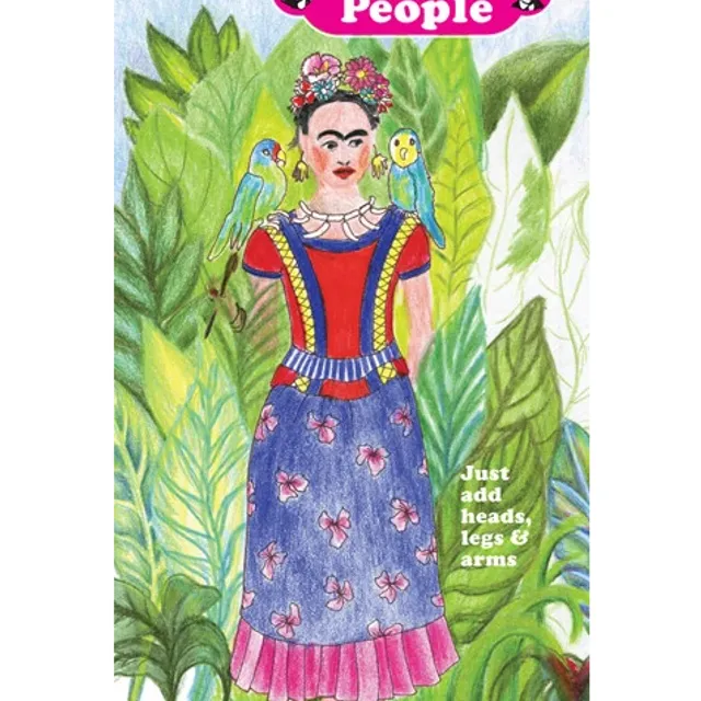 ROSIE FLO'S FAMOUS PEOPLE COLOURING CONCERTINA pack of 6