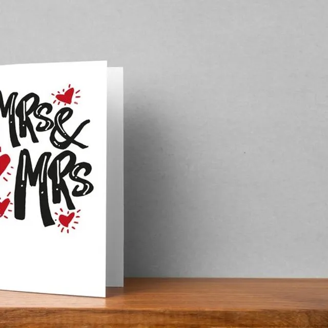 The Happy Couple - Mrs & Mrs Greeting Card