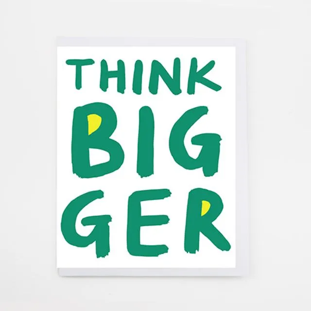 ‘Think Bigger’ Memoranda Mini Card