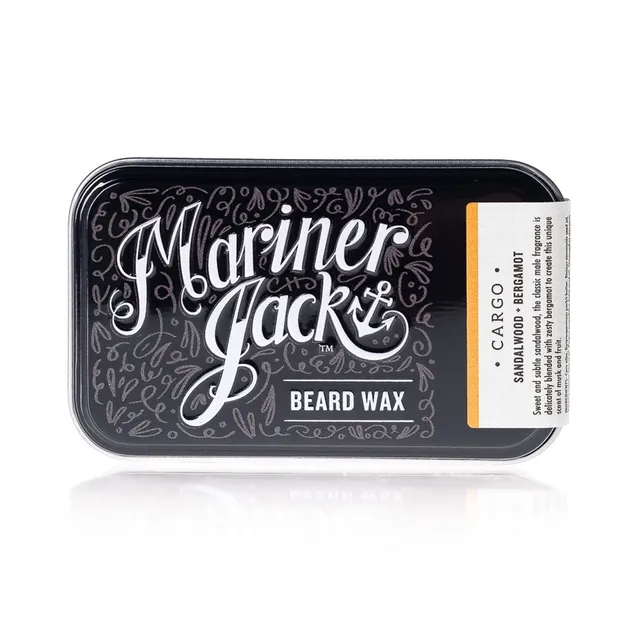 Cargo Beard and Moustache Wax - sandalwood and bergamot - pack of 6