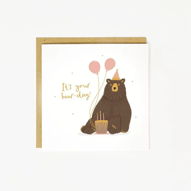 Bear Day Card