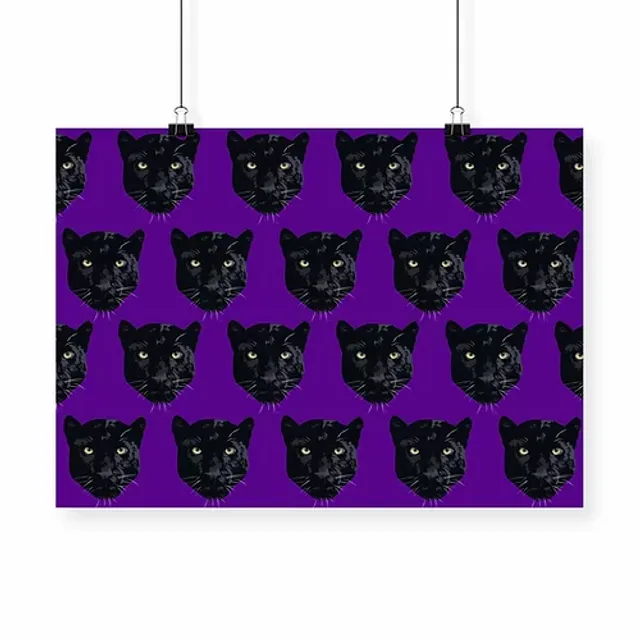 Panther Pattern Art Print