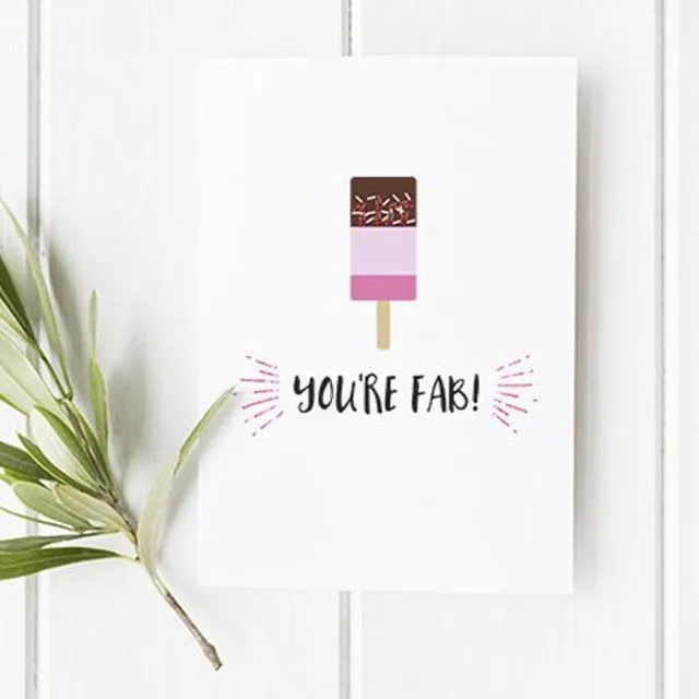 You're Fab! Greeting Card
