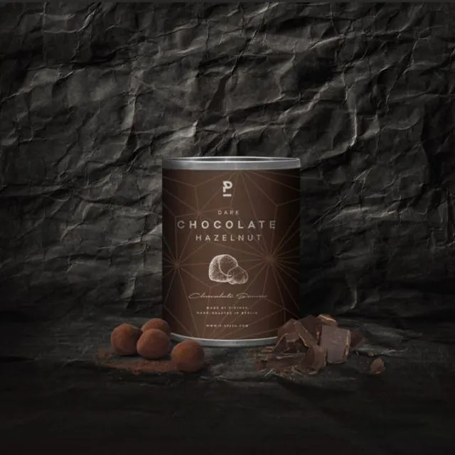 Hazelnut - dark chocolate caramel with cocoa - Mini 50g (12 x 50g pack)