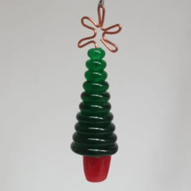 Christmas Tree Hanging Ornament - Flora Collection