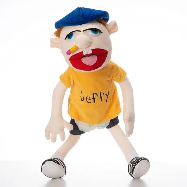 16inch Jeffy Plush Toy Jeffy Puppet Hand Puppet