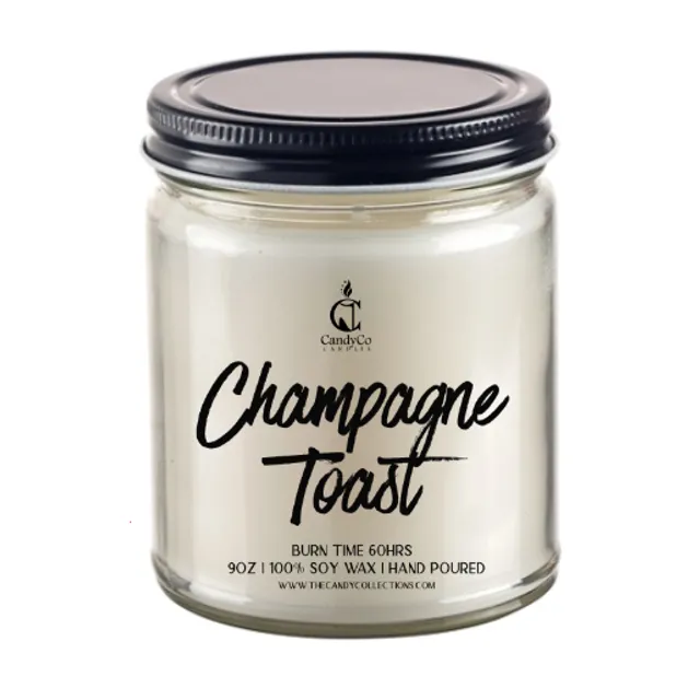 Champagne Toast Scented Soy wax candle
